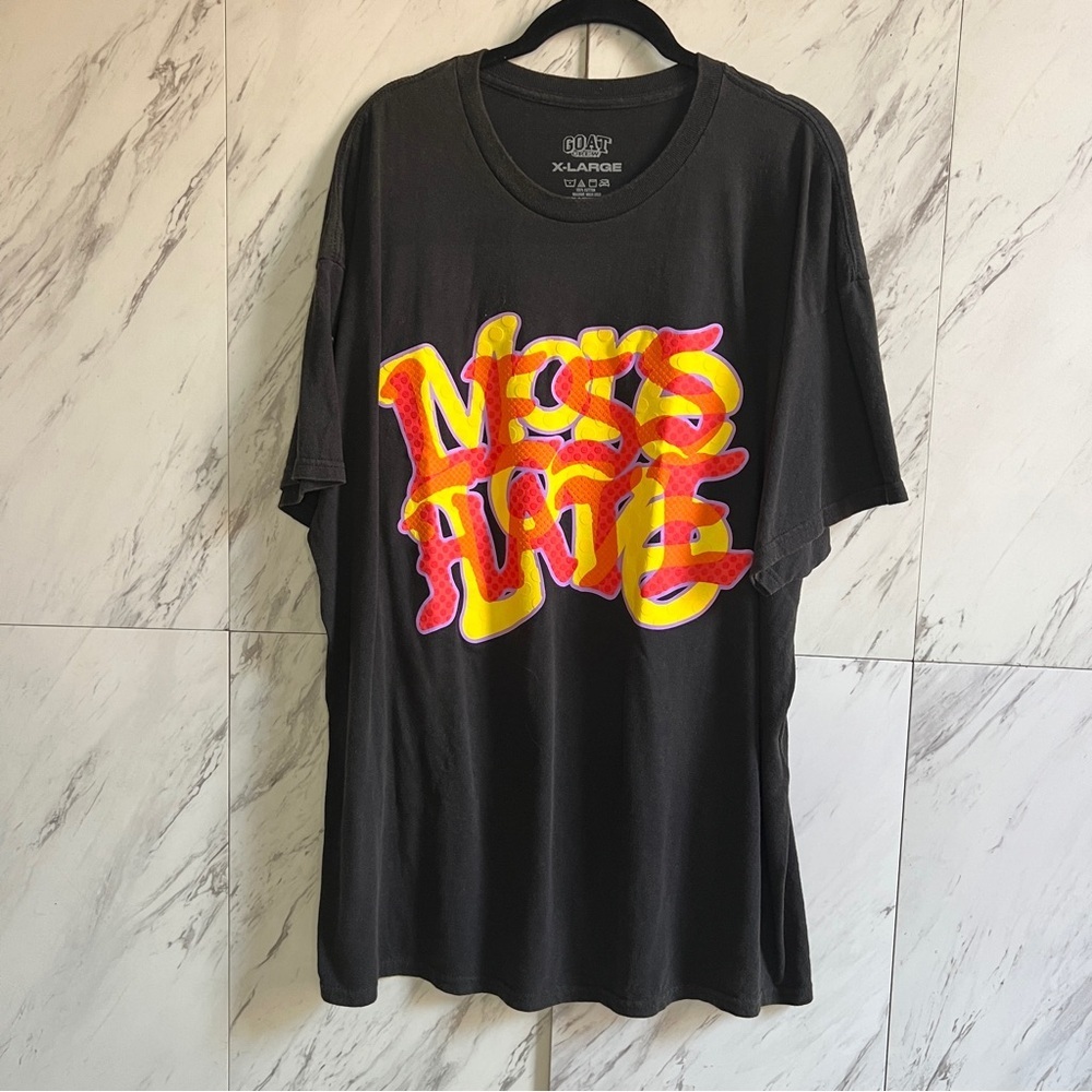 BUNDLE OF 2 GOAT Crew More Love Less Hate & Vices Cotton Graphic Tees SZ XL